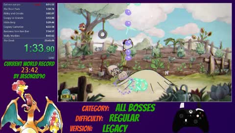 (Mic off) All Bosses Speedruns (Regular, Legacy) - World Record attempts