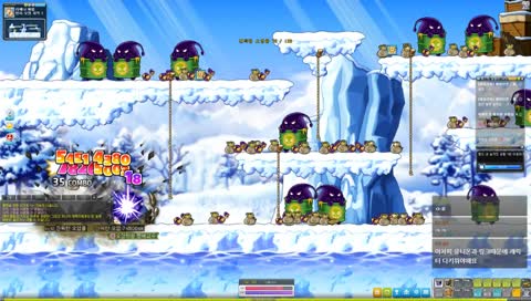 [흙보이스가래뜨억]  메린이 메이플 어디까지키울수있을까....