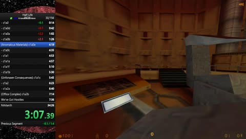 "Any%" Speedruns grind