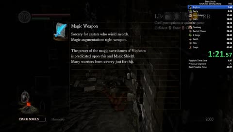 Any% NWW speedruns