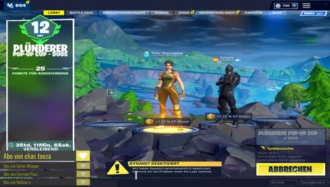 ABO ZOCKEN FORTNITE LIVE 🔴 PRO PLAYER! NEW SKINS (FOOTBALL) community (Deutsch/German)
