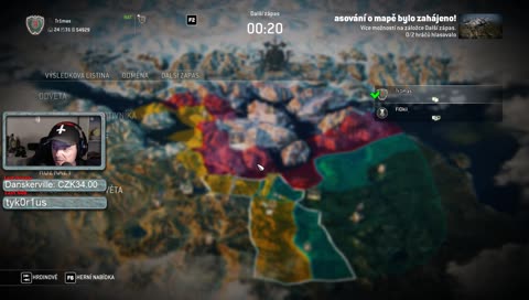 začátek 21 : 00 For honor trenování