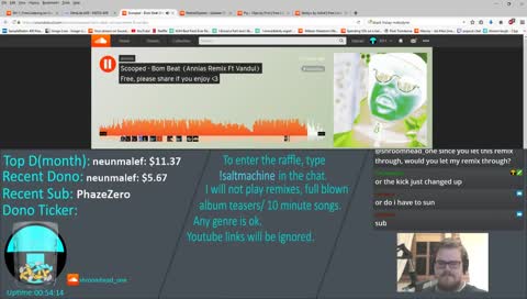 SALT DAY | !saltmachine to join | feedback on your music |  !shindig |  !2018 !discord