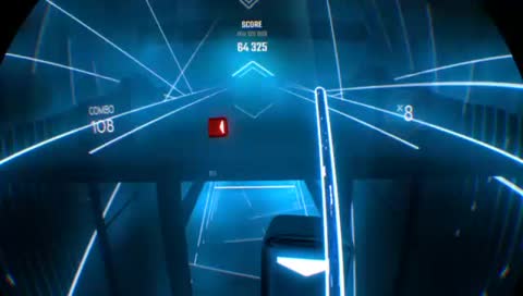 PSVR beat saber