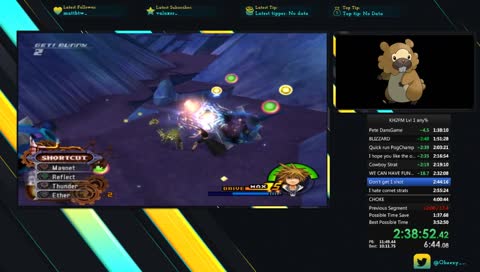 Sore throat today :c | KH2FM Lvl 1 Any% Speedrun