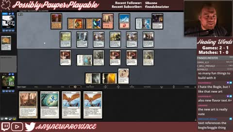 Gaining all of the life with Healer's Hawk in Pauper!