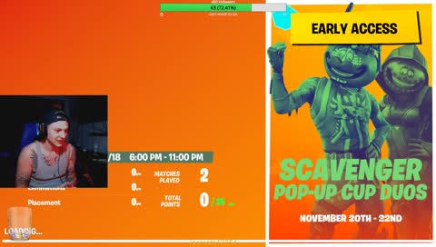 Duos Scavenger Tourney w/ my cuz.