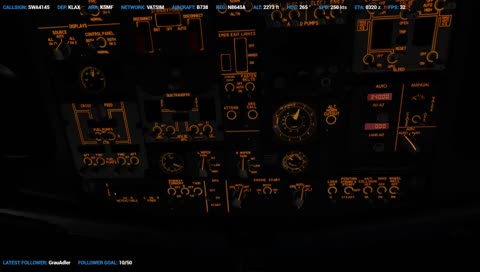 [X-Plane 11] Zibo 3.31j, Los Angeles to Sacramento Southwest 4145