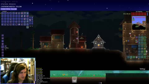 Terraria with Purple! Let's build a better base and fight more bosses! (Expert Modded) | Stream Day (185 / 365)