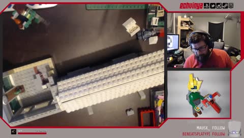 Lego building with the Bearded Wonder.  Christmas Village whatnots!