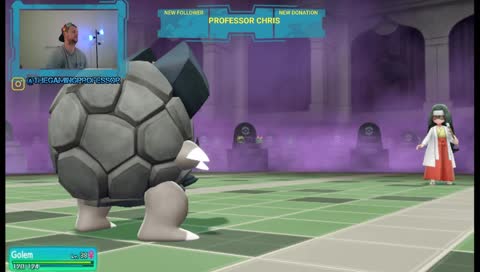 Professor Chris Playing Lets go Pikachu on Switch