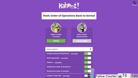 Kahoot 24/7 - WE WON'T STOP UNTIL 1/26/2019