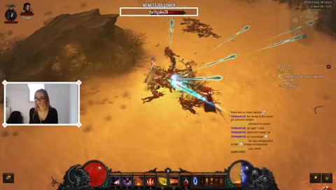 N00b fun with Sophie, playing Diablo. Can't wait to play! Come join. :-)