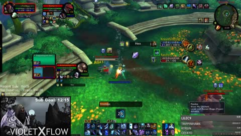 Violetxfløw - 2850 Season Exp Gladiator Frost Mage - Playing with viewers =)