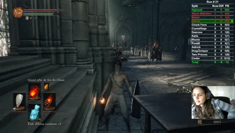Hitless Attempts DS3 Any % Pyromancy Only - PB 12 - WE ARE RUNNING UNTIL WE GET A PB!!