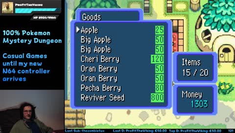 Pokemony Mystery Dungeon Playthrough [nosrl]