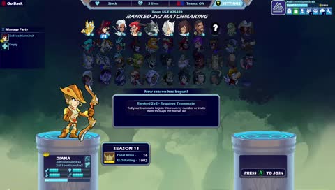 Brawlhalla with my friend!