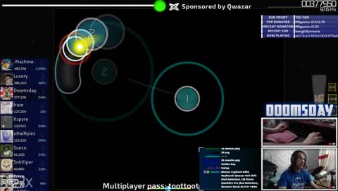 Doomsday || OWC QF Mappool || Man presses, v, and then n, in an alternating but sometimes singular manner whilst moving a .png file