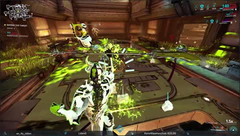 Lightning - Just some casual leveling in Warframe