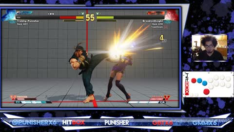 SFV Roat to Master Rank With HitBox Menat!