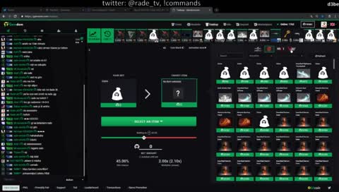 VGO gambling + giveaways (gamdom)