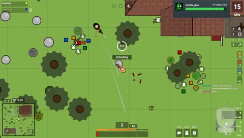 doing solo, duo or squad with people in stream! | surviv.io