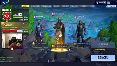 Fortnite - 44pts Scavenger Pop Up Cup Duos and still goin!