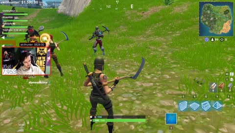  بث فورت نايت 🔴 اذا فزت بالقيم لك 20 دولار اذا انت الاول بالكيل