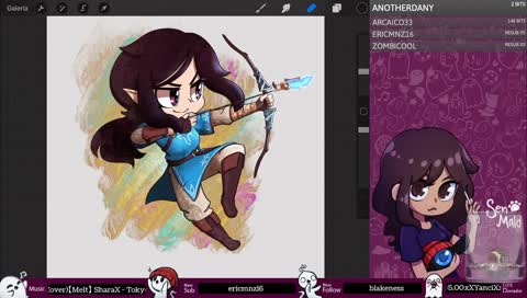 [ESP/ENG]  Vamos a dibujar chicas lindas°˖✧◝(⁰▿⁰)◜✧˖°  (iPad: Procreate/ClipStudio)