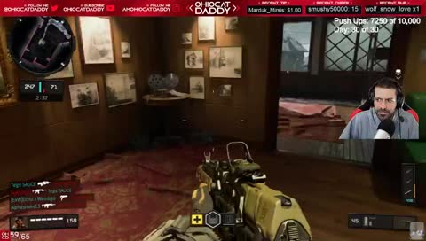 XBOX1 - Playing w/Viewers - 10,000 Push Ups Half a Million Black Ops Kills