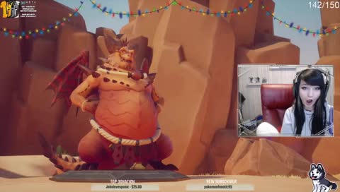 Did you see his tummy bounce ?