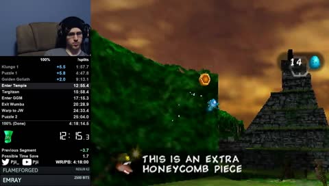 Banjo-Tooie 100% Attempts - [WR: My PB | Goal:4:17:xx] - !100% | !300