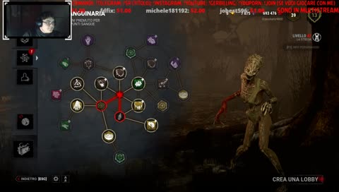 Dead by Daylight - Oggi mi mangio i survivor... E il killer! (!join per giocare con me)