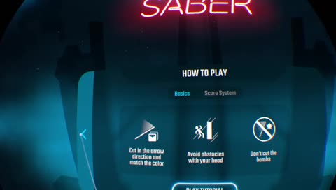 Beat Saber VR first playthrough