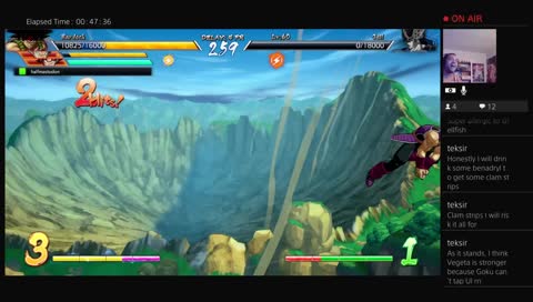 Co op dbz fighterz and talking fooooooooood
