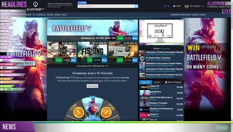 Live Gaming News 24/7 !giveaway