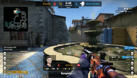 RERUN: Astralis vs. North [Inferno] Map 1 - Group A UB Ro2 - IEM Chicago 2018