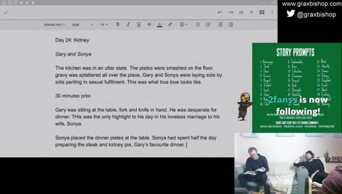 Grax write some stories for #TorPrompt