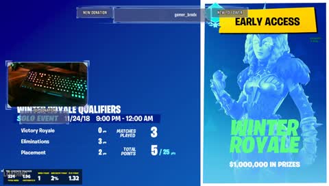 Winter Royale! Long stream !twitter !yt