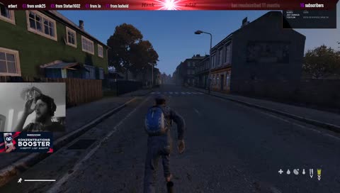 Hank zeigt wie sein Char stand..