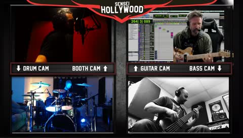 DANGERDOJO: Live Studio Performance/Recording with DOD -- 8 cam setup