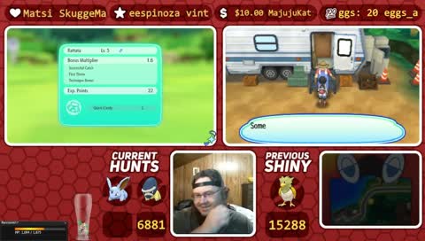 [Eevee] Let's Go!!!!!! Feels Like Forever Shiny Hunting Nidoran and Fossil Resets with US! !freesub !hobbs !golett