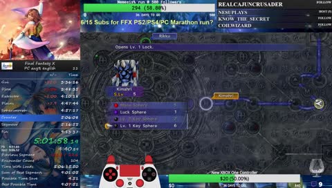 {!title} FFX PC any% (English) [No mic or Cam....bad mood]