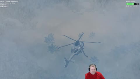 Gliding through a blizzard and slaying along the way!