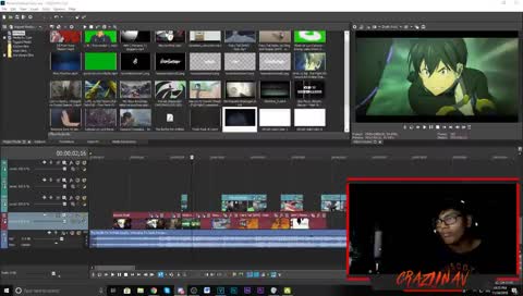 Just chilling and editing...