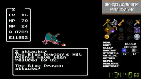 [FR/EN - QC] Dragon Warrior Rando - Race - NO MIC, NOT LOOKING AT CHAT