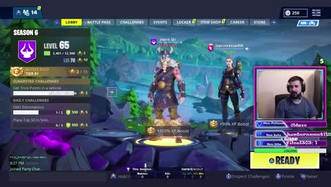 PS4Pro/QC/FR Fortnite Un groupe de vikings avec des talents particulier!