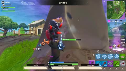 He actually hits thoses