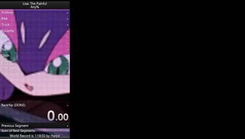 my first ever speedrun!! LISA any% - (road 2 affiliate!)