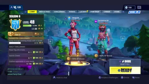 Fortnite,Duos best console players!!